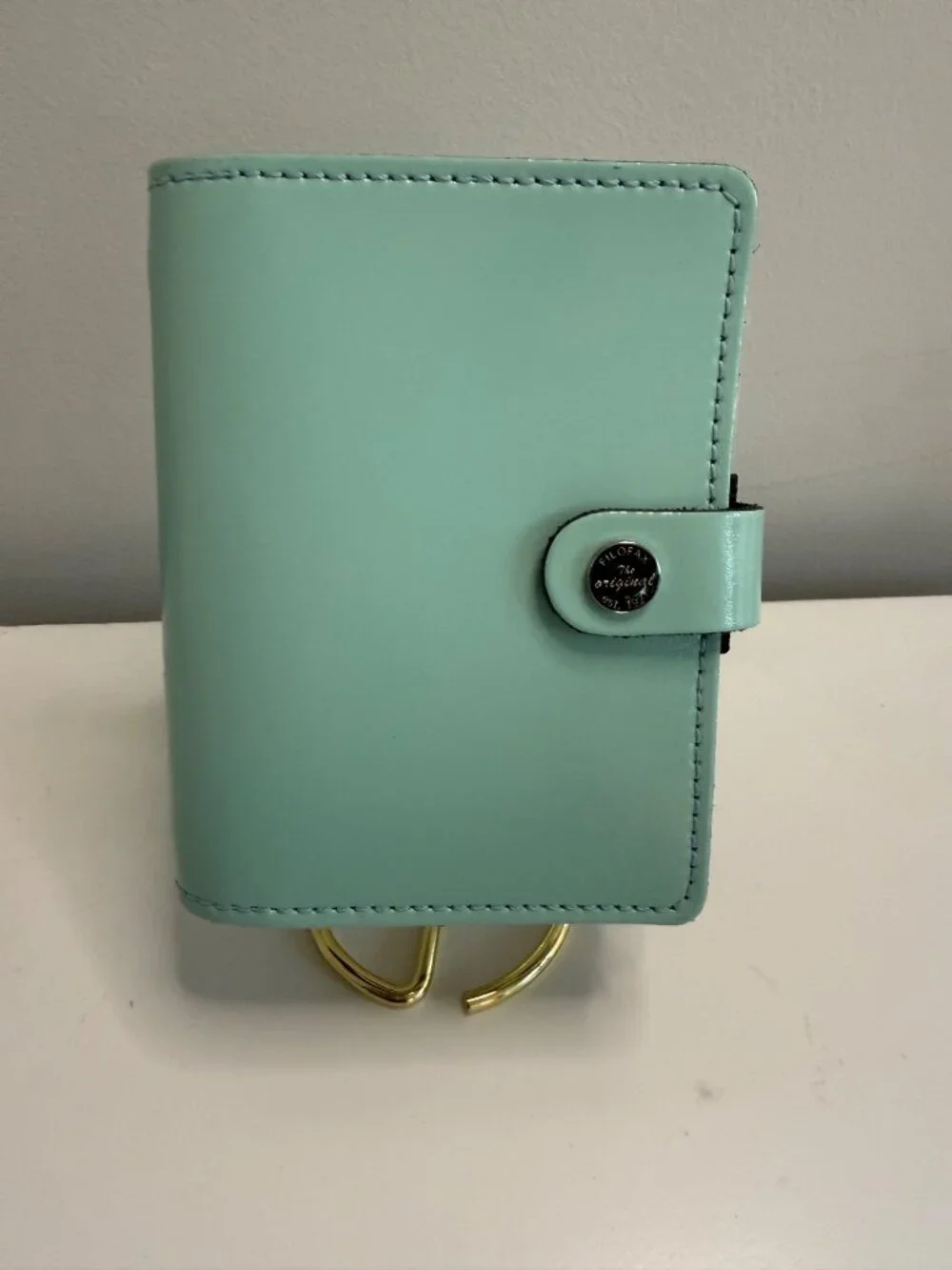 Filofax The Original Pocket Organizer Real Leather Duck Egg Planner